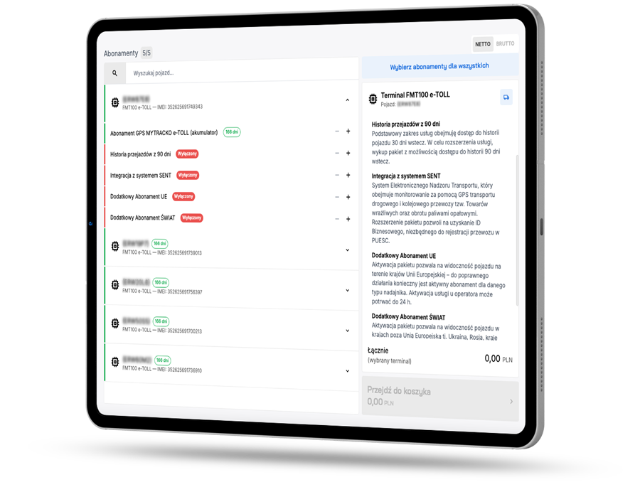 Aplikacja Mobilna - MYTRACKO