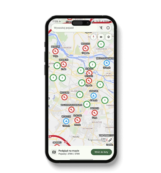 Aplikacja MYTRACKO do monitoringu pojazdów i obsługi systemu SENT/RMPD w czasie rzeczywistym